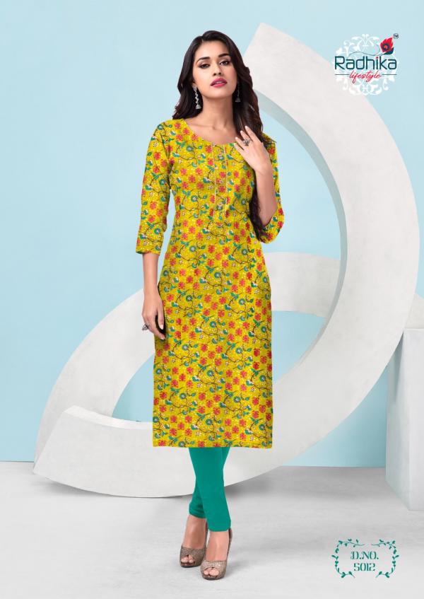 Radhika Traditional Vol 5 Casual Cotton Kurti Collection